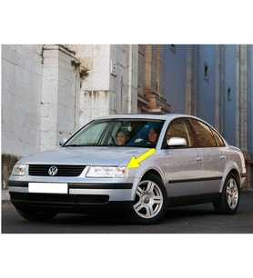 VW Passat B5 1997-2000 Ön Sol Sinyal Lambası Beyaz Buzlu 3B0953041C