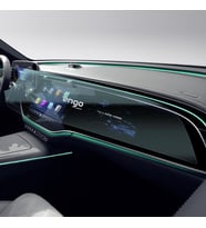 Mercedes E180 Ekran Koruyucu Multimedya + Yolcu Ekranı W214 (Şeffaf)