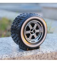 Lexroo MT20 Speaker Hoparlör Taşınabilir Lastik Jant Tasarım Şarjlı Bataryalı Bluetooth Hoparlör +