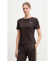 Guess Sonia Bisiklet Yaka Kısa Kollu Kadın Kahverengi T-shirt V6RI17KD741-A10K