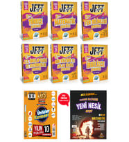 8.Sınıf LGS Ünlüler Jett 15 Deneme Seti - 2025 LGS Genel Deneme 10 Yayın 10 Deneme