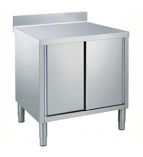 Electrolux Professional Dolaplı Çalışma Tezgahı, 100 Mm Sırtlı - 1000 Mm MS1017N