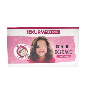 Kurmed Optik Kız Göz Bandı 100 Adet