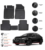 Honda Cıvıc (Fc5) 2019 3D Havuzlu Paspas OTL