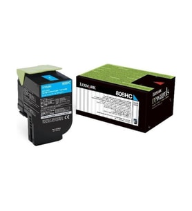 Lexmark 80c8hc0 Mavi Toner Cx410 / Cx510 Yüksek Kapasite