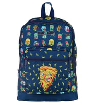 Kaukko Kids&Love Lacivert Zombie Pizza İlkokul Sırt Çantası - Erkek Çocuk