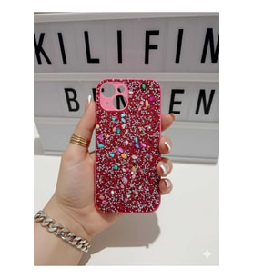 İphone 15 Taşlı Kılıf Modeli