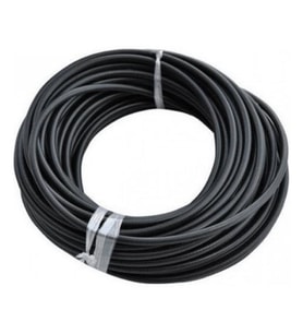 Teflonlu Metre Dış Kablo Siyah 5 mm 2P 1 Rulo 25 Metre