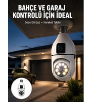2’si 1 Arada Güvenlik Kamerası ve Sel Işığı – Kablosuz Akıllı Kamera Yeni Nesil