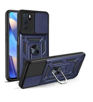 Coverzone Oppo A54 ?le Uyumlu PhoenixShield S�rg�l� Sistem Kamera Korumal? Kapak Tam Koruma Manyetik Vega Kapak Lacivert