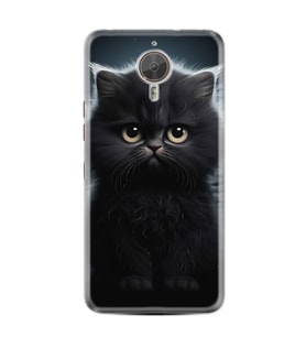 GM5 Plus Kılıf HD Resim Baskılı Tombul Kedi StKd -003