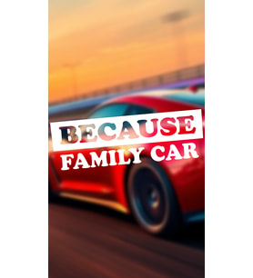Because Famıly Car 20x8 Jdm Yazı Araba-motosiklet Cam Etiket Sticker Beyaz Renk