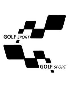 golf sport Etiket Yapıştırma 30cmx11cm MMD219