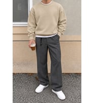 Erkek 3 İplik Şardonlu Regular Fit Bisiklet Yaka Basic Sweatshirt