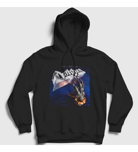 Presmono Unisex Siyah Tooth And Nail Dokken Kapüşonlu Sweatshirt 525290tt