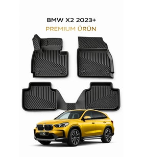 Bmw X2 2023+ Uyumlu 3D Oto Paspas Premium