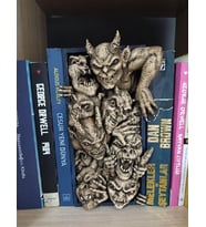3 Boyutlu Kitaplık Aksesuarı Doğal TAŞ Kitap Tutucu Dekoratif BOOK NOOK Kitap Ayracı 3D Dekor