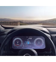 Nissan Qashqai 12.3 İnç Dijital Gösterge Ekran Koruyucu Nano (Şeffaf)