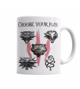 Medalhas Das Escolas The Witcher 3 Kupa Bardak Porselen