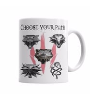 Medalhas Das Escolas The Witcher 3 Kupa Bardak Porselen