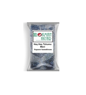 Mavi Haş Haş Haşhaş Tohumu 1 Kg, Lokman Aktar
