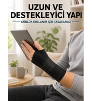 uç İçi Metal Destekli El Bilekliği Ayarlanabilir Cırtlı Bilek Desteği