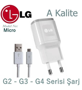 LG G G2 G3 G4 Serisi MCS-04ED/B Telefon şarj cihazı 5V 2A