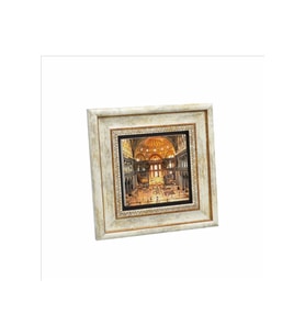 Ayasofya Camii içi  Baskılı Taş Tablo 20x20