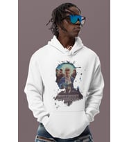 Tasarım Stranger Things Baskılı Unisex Oversize Dizi Film Hoodie