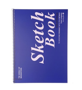 Morning Glory 4500 Sketch Book 34,7x25,4 cm Lacivert 15011-8760