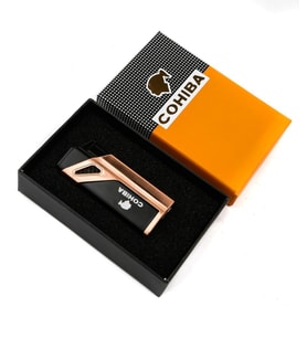 Cohiba İsme Özel Gazlı Çakmak Lüks Kutulu (Bakır)