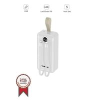 Torima TRM-1035 Beyaz 30000mAh 2 Çıkışlı Taşınabilir Hızlı Şarj Dijital Göstergeli Powerbank