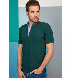 T8564 DEWBERRY ERKEK T-SHIRT-HAKİ