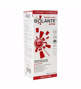 Solante Acnes Sun Care Lotion Spf 50+ 150 ml Akne Önleyici Güneş Losyonu