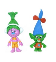 Trolls Yağmur Ormanı Şans Bebekleri 2 li Figür - TBG256562/YEŞİL-PEMBE