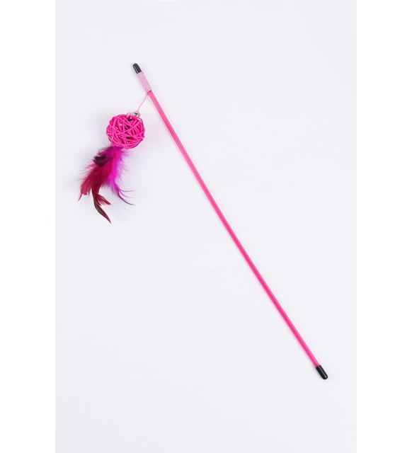 Tüylü Kedi Oltası, Pembe Toplu Kedi Oyun Oltası