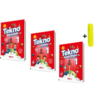 Kırmızı Beyaz Tekno 1.Sınıf 2.Dönem Tüm Dersler 3'lü Set