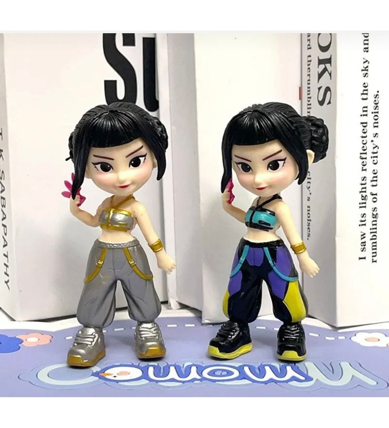 K-Pop Demon Hunters Figür Anahtarlık Rumi Zoey Mira Modeli (1 Adet)