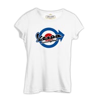 Vespa Lexington Beyaz Kadın Tshirt