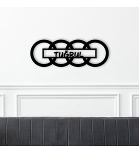 Kişiye Özel İsimli Auidi Logosu Temalı Tablo