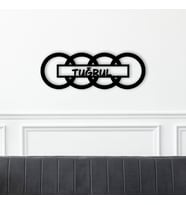 Kişiye Özel İsimli Auidi Logosu Temalı Tablo
