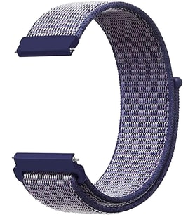 Huawei Watch Ultimate 2 için Hasırlı Kordon Woven Sport Loop Mor [Watch Ultimate 2 ile Uyumlu Kordon - Mor]