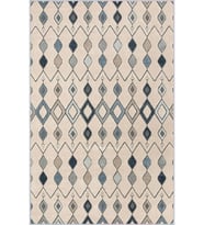Eliana Home Baskılı, Yıkanabilir Kaymaz Taban Salon Halısı LNA1015 100x150 cm (Bej)