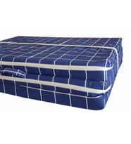 Katlanır Yatak Yer Yatağı Sünger Yatak Tek Kişilik 80x180 MAVİ PANO 7 CM
