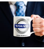 Kişiye Özel Volvo Logo Baskılı Kupa