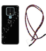 Tecno Camon 16 18P Pova Kılıf Boyun Asklı Rasta Silikon Planet 1620