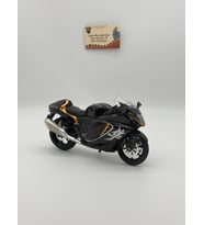 Suzuki Hayabusa 1:12 Diecast Motosiklet - Siyah Gold Detaylı Koleksiyon