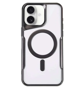 iPhone 16 Kılıf Boyi Magsafe Silikon Kapak - Siyah