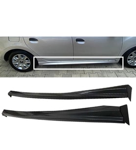 Seat Leon Mk2 R Yan Marşpiyel Seti Mat Siyah Plastik 2 Adet 2006-2012