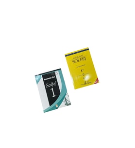 MUAMMER SUN SOLFEJ 1 - LAVIGNAC SOLFEJ 1A ŞAN ÇALIŞMALARI / 2 KİTAP SET!
